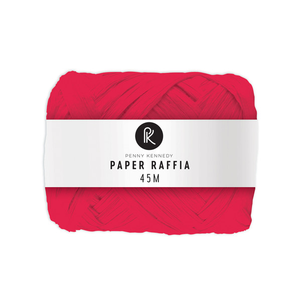 Raffia Roll 45mt SALE- Dark Red