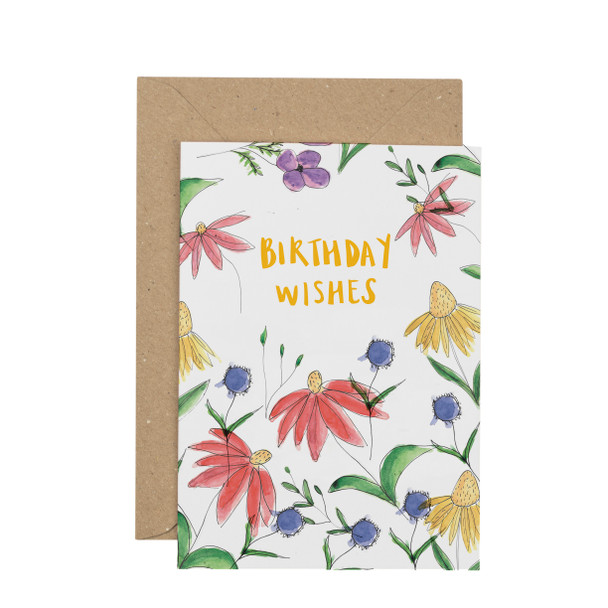 HB- Birthday Wishes Flowers