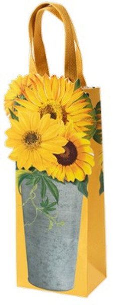 Bag Bottle - RHS Sunflowers (13x9x33cm)