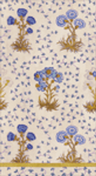 Guest Towel- Musee des Arts Decoratifs-Semis de Fleurs Blue Pkt15