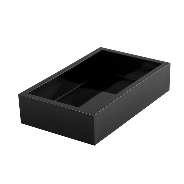 Napkin Holder Guest Towel - Black Lacquer