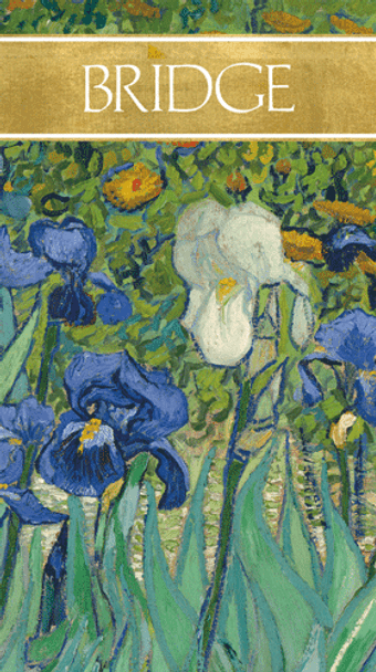 Bridge Score Pad - Van Gogh Irises