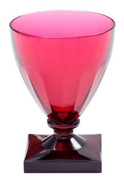 Acrylic 8.5oz Wine Goblet Cranberry 