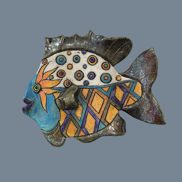 Mini - Fish on Blue