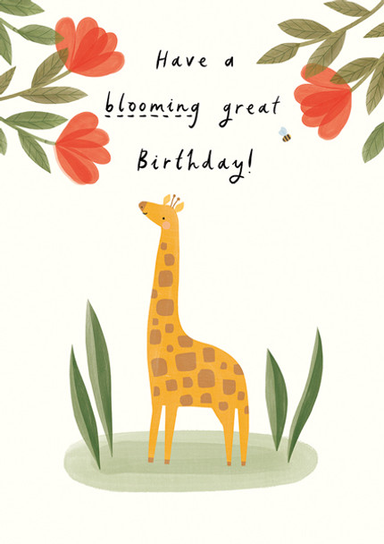 SALE HB- Blooming Great Day Giraffe