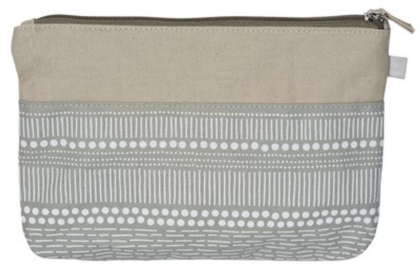 Cosmetic Bag - SALE Stripes-Lined all Cotton (24x16cm) 