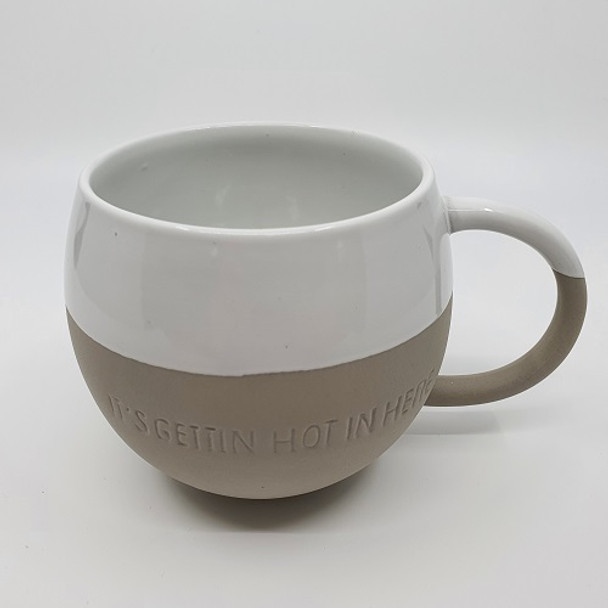 Mug - SALE-Stoneware "Getting Hot in Here"