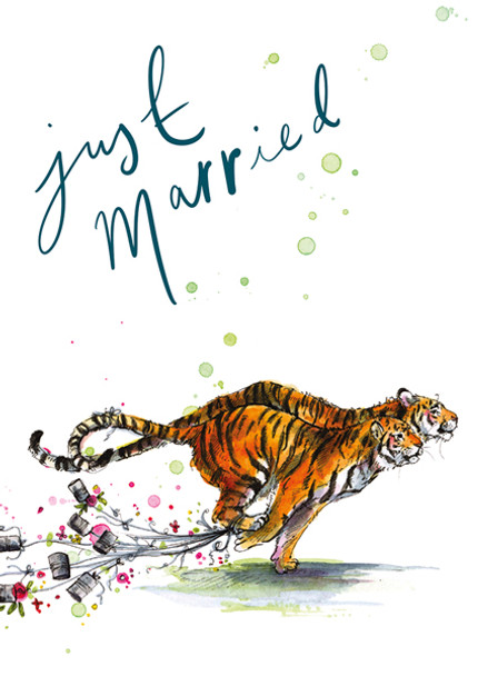 Snow Tap WD- Just Married Tigers