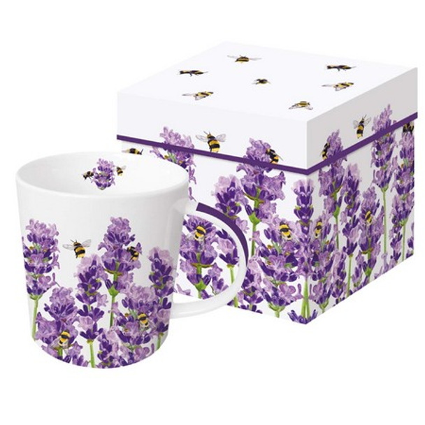 SUPER SALE - Mug 400ml Bespoke Box-Bees & Lavender