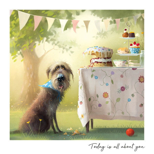 Toby - Dog and Cake Stand