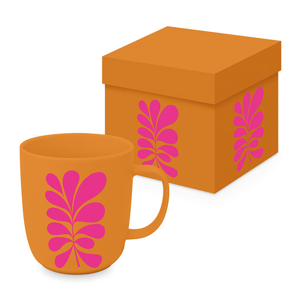 Boxed Matte Mug - Paula Orange