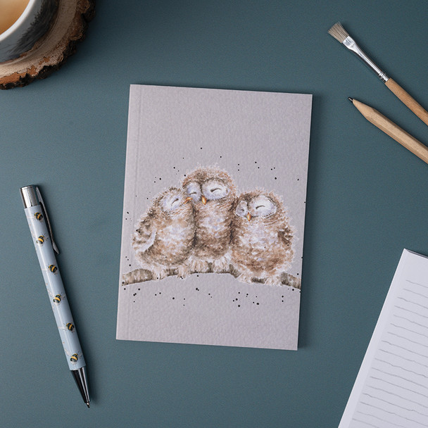 Notebook A6 Lined Pages - Owlets