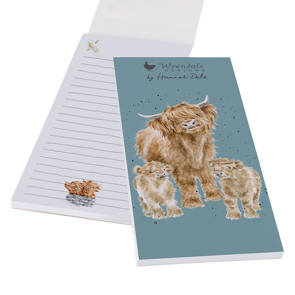 Shopping Pad 50 page- Highland Cow (210mmx99mm)