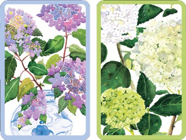 Playing Cards - Hydrangeas & Porcelain