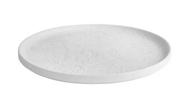 Porcelain Tray - Wondergarden Embossed (Ø30cmx H2cm)
