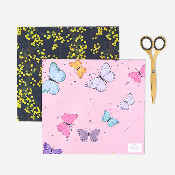 Eco Wrap Pack- Mimosa & Butterflies