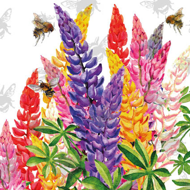 Bee-tanical SALE- Lupin (handfinished)