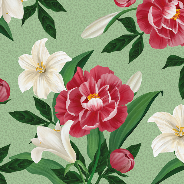 English Heritage - Peony Ditsy