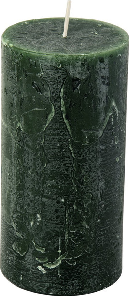 Pillar Candle - Solid Dark Green- Ø7x14xm