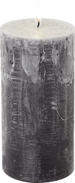 Pillar Candle - Solid Anthracite- Ø7x14xm