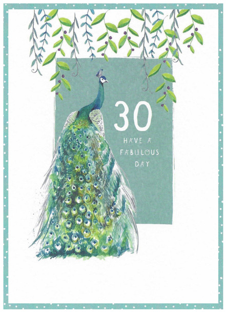 HB- 30th Peacock