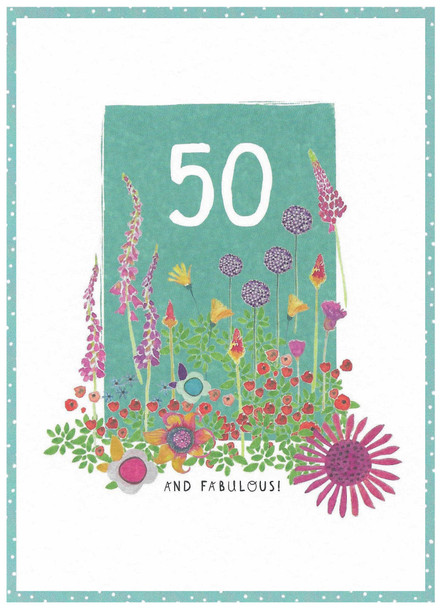 HB- 50th Fabulous Flowers