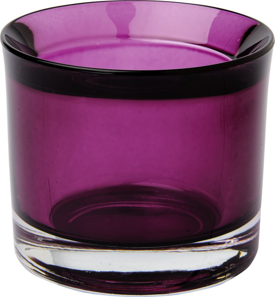 Tealight Votiv Glass - Deep Lilac (H5.8xØ6.8cm)