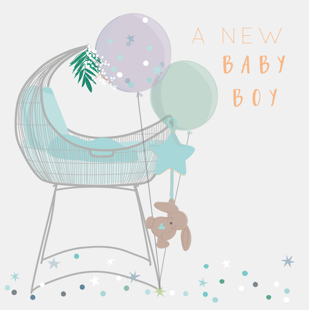 SALE NB- New Baby Boy Crib