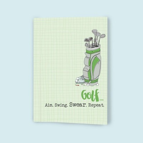 Notebook A6 Lined - Golf 105 x 148mm 