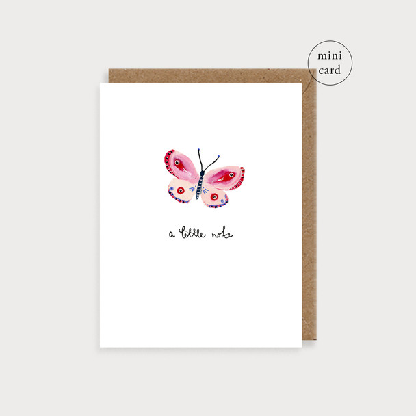 Small Card- A Little Note Butterfly