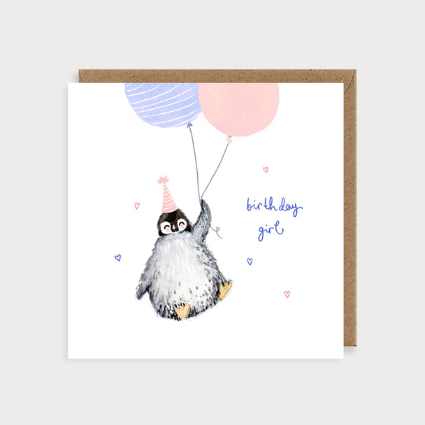 HB- Birthday Girl Penguin