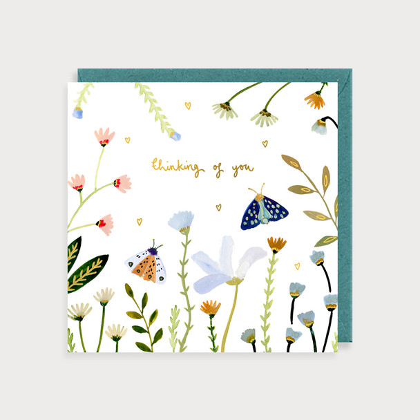 TOY- Moths & Flowers (Gold Foil)