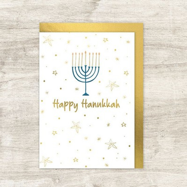 Happy Hanukkah (Menorah) (DAN J604)
