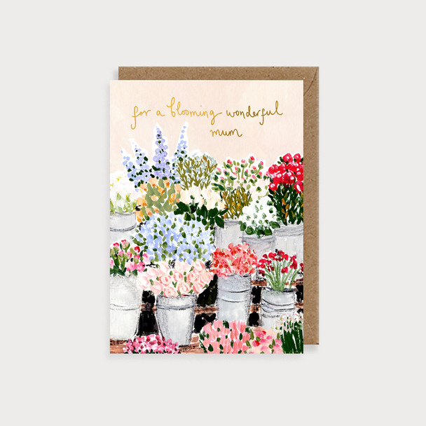 Flower Market Blooming Wonderful Mum (Gold Foil)