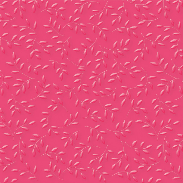 Texture - Leaves Bright Pink (Pkt16)