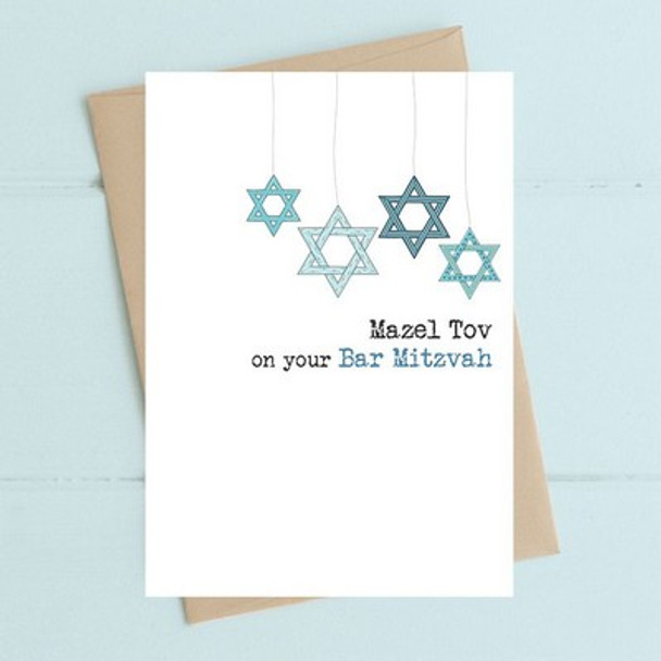 CONG- Mazel Tov Bar Mitzvah Blue