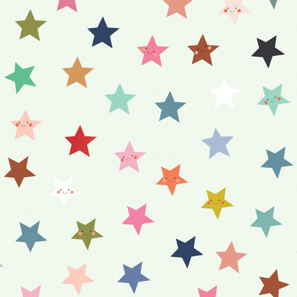 Flat Wrap - Smiley Stars