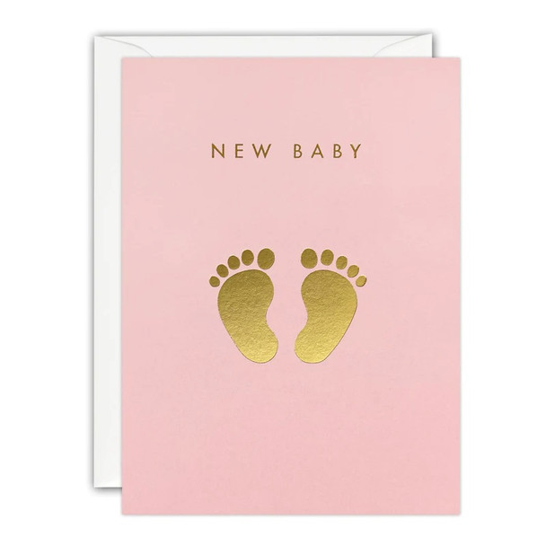 NB- Baby Feet Pink 95x125mm (unbagged)