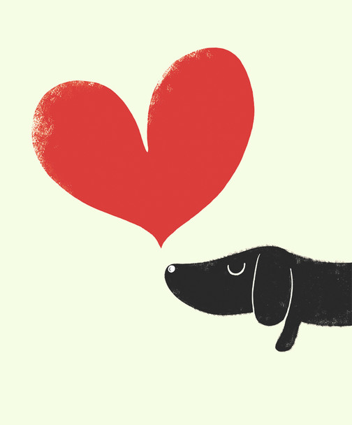 Ink Press- Sausage Dog & Heart