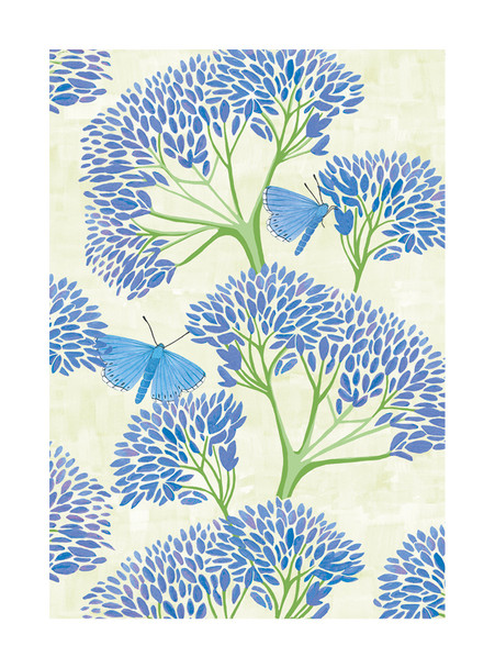 Sunshine Garden- Cornflower Blue (100 x 135mm)