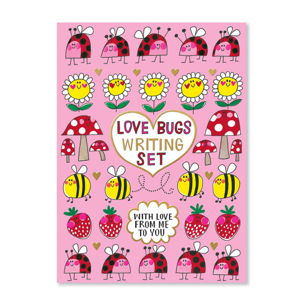 Writing Set Wallet- Love Bugs (30sheets/20Env/Stickers)