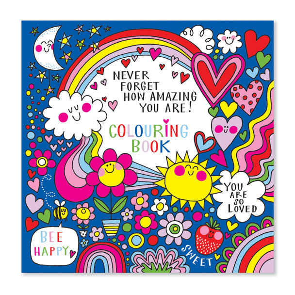 Colouring Book Square -Never Forget You're Amazing