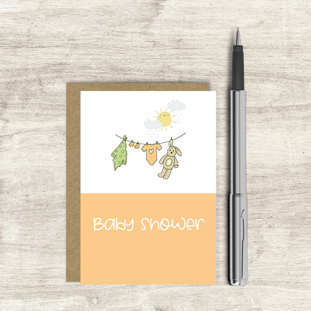Small Card NB- Baby Shower (A7 Unbagged)