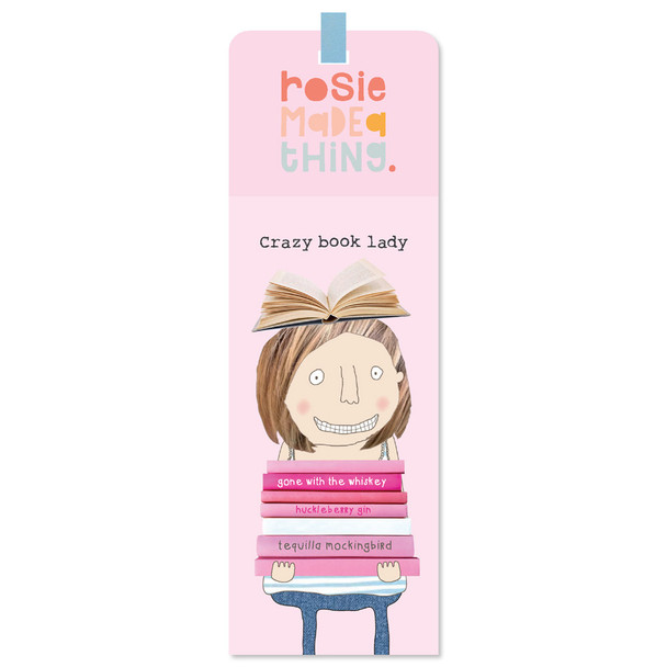 Bookmark- Crazy Book Lady (40mm x150mm)