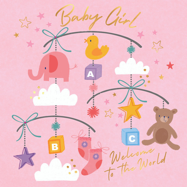 NB- Baby Girl Mobile