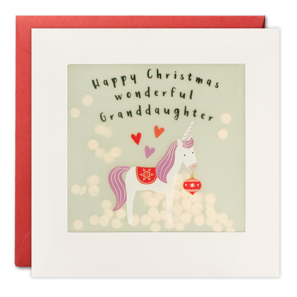 Confetti Paper SALE- Granddaughter Unicorn