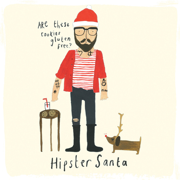 Hipster Santa