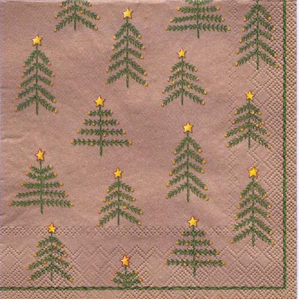 SALE - Little Christmas Trees Gold MACS