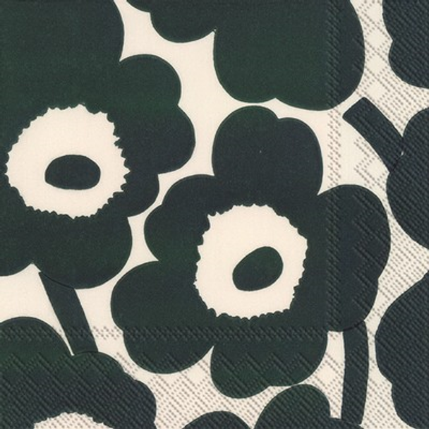 Marimekko - Unikko Cream Dark Green (X24IHRL 552662)