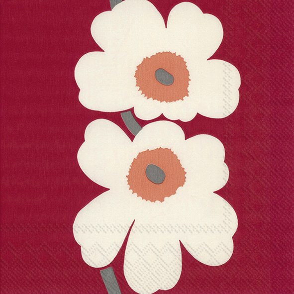 Marimekko - Unikko 60th Anniversary Red - McMillan Cards & Paper